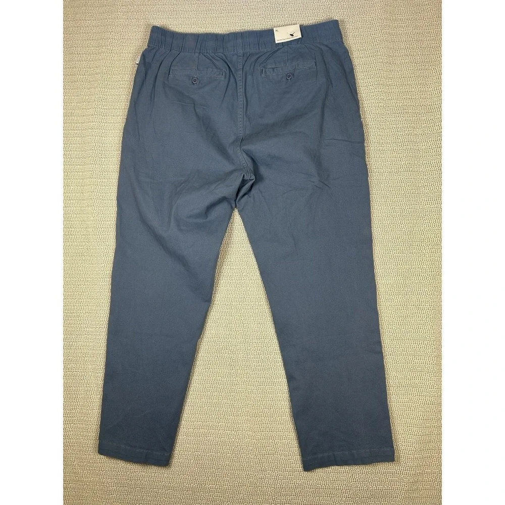 Onia Men's Garment Dye Elasticated Waist Chino Pants In Blue NWT Size XL